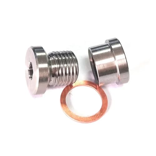 1PCS M12X1.25 Stainless Steel Inner Hexagon And Nut Kit