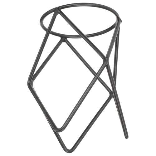 SHINEOFI Soporte para Bolas de Cristal de Hierro Base Geométrica Soporte Decorativo para Esferas y Jarrones Hidropónicos Diseño Nórdico Minimalista para Hogar y Oficina