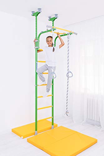 Sprossenwand Wallbarz Family 4D in Weiß-Grau