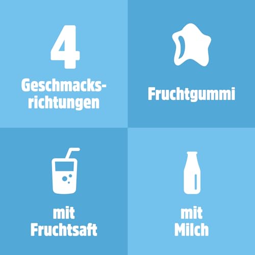 nimm2 Lachgummi Milchbubis – 1 x 225g – Fruchtgummi mit Fruchtsaft, Vitaminen und Milch