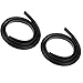 2Pcs Universal Car Wheel Fender Flare Extension Wheel Eyebrow shapeing Trim Wheel Arch Strip