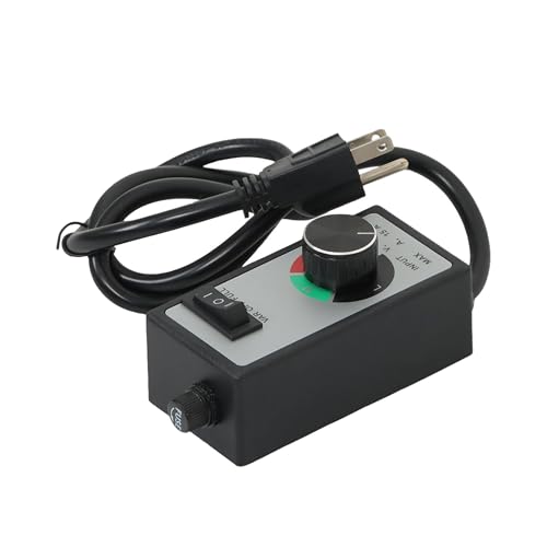Thomletha Black Router Fan Electric Motor Rheostat Variable Speed Controller Replacement for AC 1500W 120V 15A