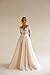 Lace Bridal Dress for Women Formal Tulle A Line Wedding Gowns Long Sleeves Wedding Dress 2025 Ivory Plus Size 16