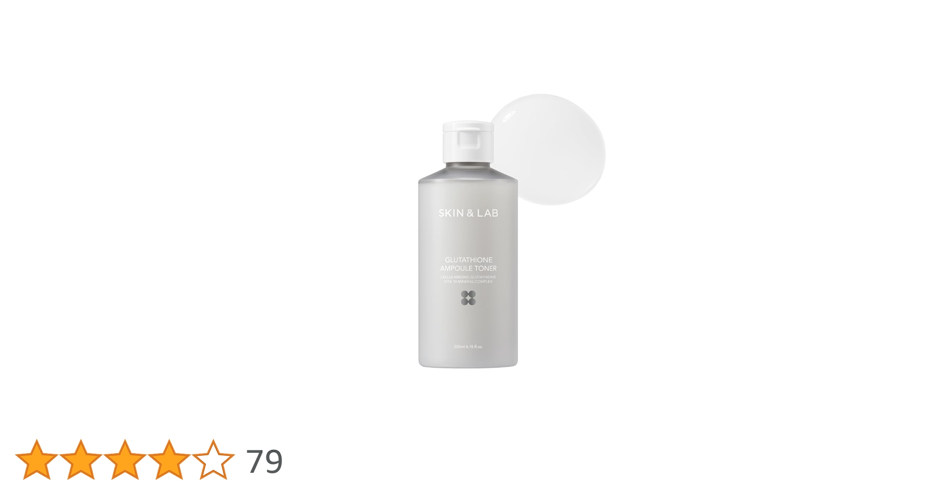 スキンアンドラブ グルタチオンアンプルトナー 200ml　★ ６本 SKIN＆LAB(スキンアンドラブ) / グルタチオントナー 200mlの公式