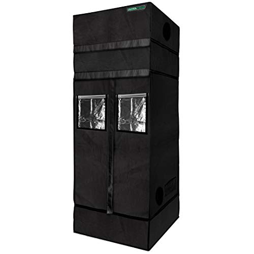 Ultra Yield 36"X36"X84" + 12" Extension Grow Tent - 1680D Mylar Professional Indoor Growing Tents - Use For Hydroponics Growing System - 3X3 #TOP17