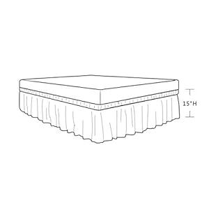 Biscaynebaywraparoundbedskirtsforqueenbeds15dropnavyadjustableelasticdustruffleseasyfitwrinklefaderesistantsilkyluxuriousfabricmachinewashable  Urban Country Home Decor Biscaynebay wrap around bed skirts for queen beds 15 drop navy adjustable elastic dust ruffles easy fit wrinkle fade resistant silky luxurious fabric machine washable  urban country home decor