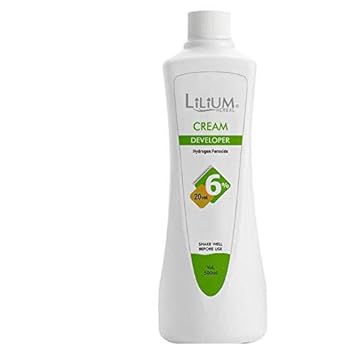 Lilium Hydrogen Peroxide 6% 20 VOL Cream Developer 500ml.
