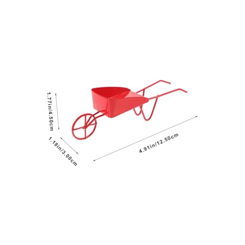 Brouette miniature pour mini jardin de poupée et kit déco