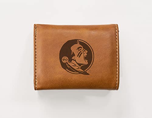 Image of Rico Industries NCAA Laser Engraved Trifold Laser Engraved Tri-Fold Wallet - Men's Accessory
