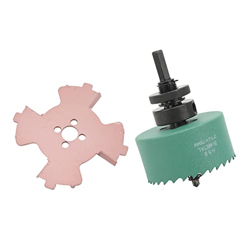 Broca avellanadora de acero aleado 75 mm para madera miniatura 3