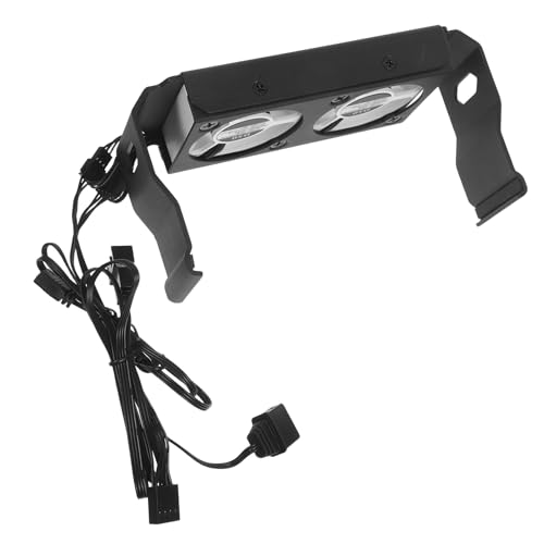 Refroidisseur de RAM ARGB avec double ventilateur PWM en métal solide pour PC