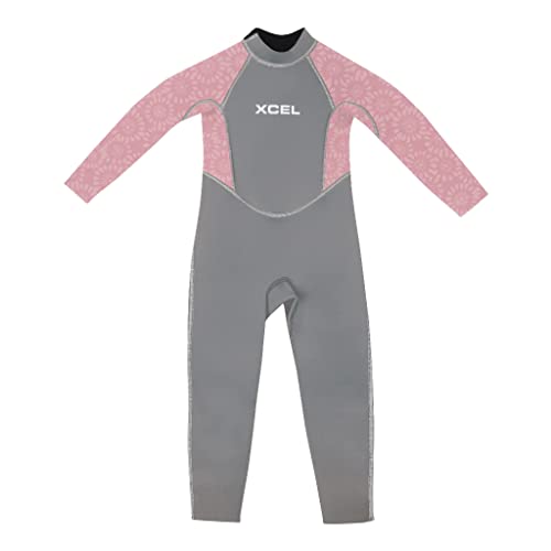 Xcel Toddler Fullsuit 3mm - Grey/Mesa Rose Flower | 5