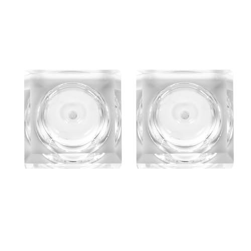 Lurrose Base LED para Lámpara de Jarrón 60mm Recargable, Luz Decorativa de Cristal Cambio de Color, Juego de 2 Piezas, Iluminación para Adornos y Decoración del Hogar