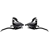 Shimano EF500-4A Lever Set 2x7-SPEED for V-Brake Black EZ-FIRE Plus