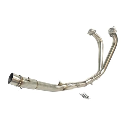 なマフラー MT-03 R25 R3用 オートバイ排気管フロントリンクパイプMT03排気ヘッダー304SUS 51mm改造フロントチューブ