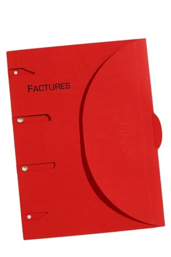 SMARTFOLDER Lot de 2 chemises de classement pré imprimée