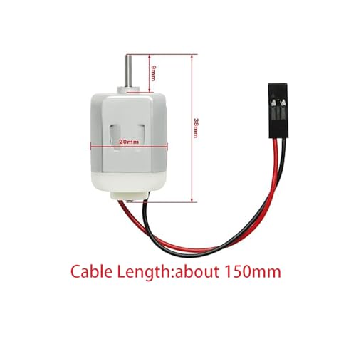 Gikfun 1V-6V DC Type 130 Micro Motor for Arduino, Hobby Projects, Robotics, STEM Kits, Drones, and Small Electronics DIY (Pack of 6PCS) EK1894