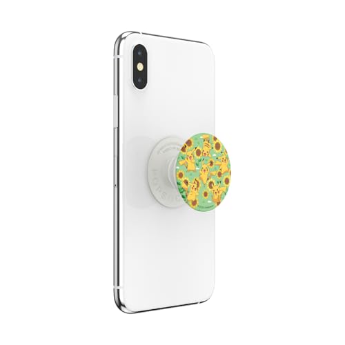 Image of PopSockets Adhesive Phone Grip, Holder, Phone Stand, Pokemon - Pikachu