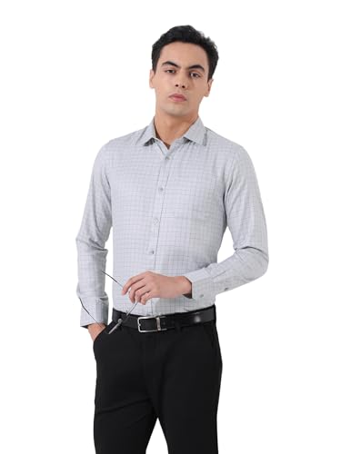 Chemise ajustée à carreaux pour homme : l'élégance pro au quotidien