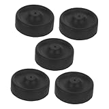 GALPADA 5 Piezas Membranas de Gel de Sílice para Bomba de Aire Acuario Accesorios de Repuesto para Oxigenador de Peces Compatible con Bombas de Diámetro Interior y Exterior Negro