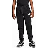 Nike Club Fleece Kids Sweatpants Jogginghosen (M, Black/White)