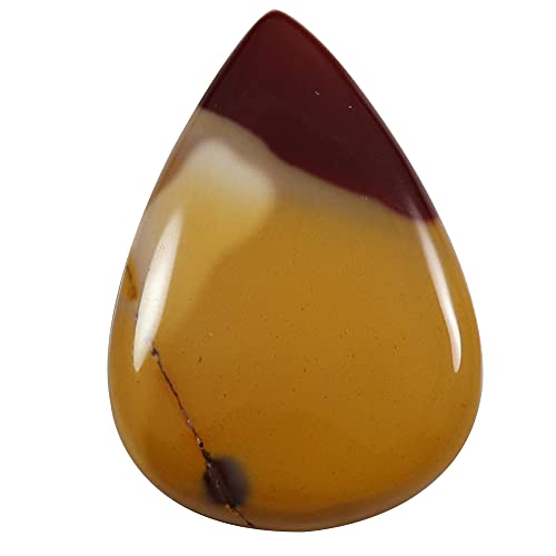 Jaspe Mookaite rouge naturel cabochon 21,6 carats pour la lithotherapie au quotidien