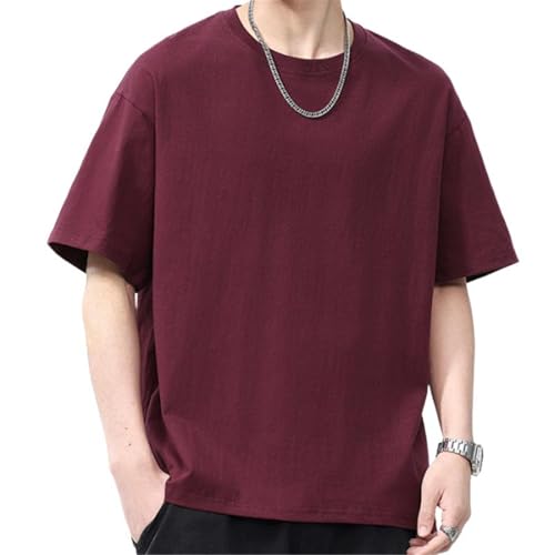 T-shirt ample homme casual à manches courtes haut léger été