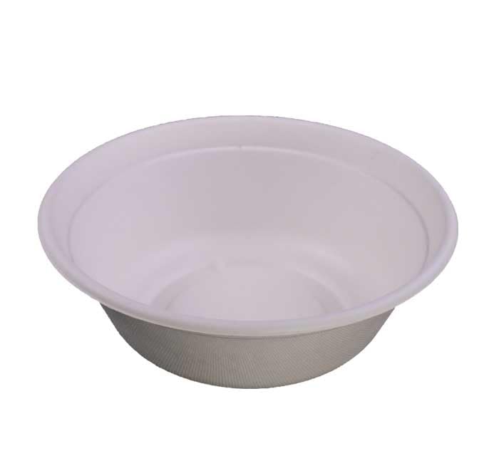 White Multipurpose Molded Fiber Bowl by KITCH24/7 – 40.0 fluid_ounces, White, Model KC-40B-NPAW