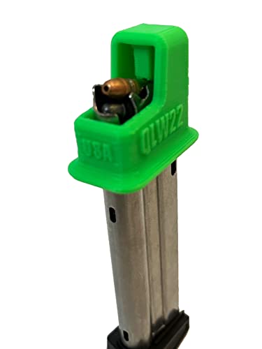 Hilljak 3D-Printed Magazine Speed Loader Designed to fit Walther PPK/S 22LR, Quickie Loader (Neon Green)
