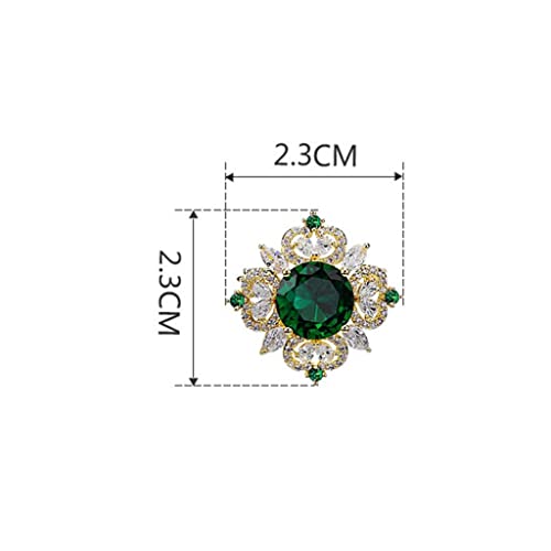 Brooch zircon de style corsage pin pour illuminer votre pull - 6
