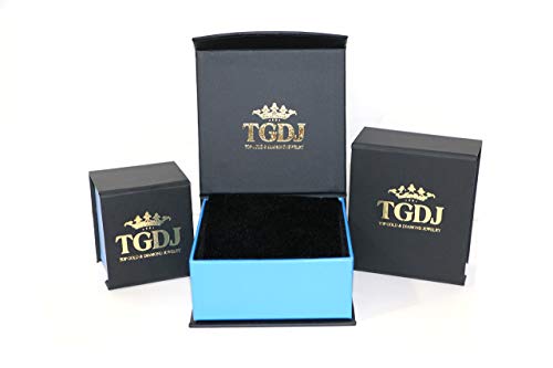 Tgdj Men's 10K Solid Gold Diamond King Lion Head Pendant 0.82Ctw #TOP6