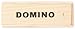 WDK PARTNER - A1300360 - Jeux de société - Jeu de dominos - Plumier bois