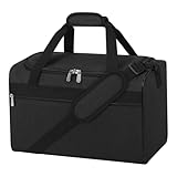 ZZY 20L Ryanair Handgepäck 40x30x20, Handgepäck Tasche für Flugzeug, Reisetasche Klein, Weekender Travel Bag & Sporttasche für Damen und Herren (Schwarz)