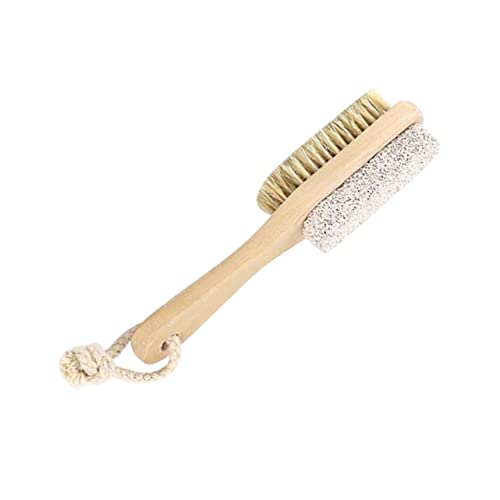 BELLIFFY Pumice Foot Brush for Dead Skin Removal Double-Sided Foot File Remover Pedicure Tool