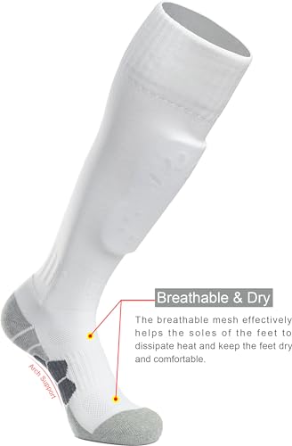 Image of APTESOL Knee High Sport Soccer Baseball Socks for Youth Boys Girls (1 /3 /5 Pairs)
