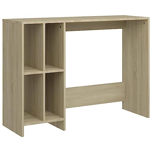 Bureau d'ordinateur moderne chêne Sonoma table PC de bureau - 4