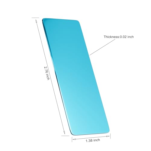 Image of 12PC Universal Under Cabinet Lights Magnetic Replacement stickys | Replacement Magnetic Strips with Adhesive Backing for Under Cabinet Lighting Universal Blue Iron Sheet for Cabinet Lighting