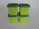 Spülmaschinenfest TUPPERWARE Mikrowelle MicroGourmet Förmchen grün (4) Dampfwunder Micro Mikro 15528