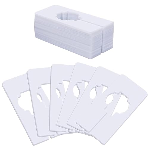 20 PCS Wardrobe Dividers, White Plastic Closet Organizer for Baby Clothes, Nursery, and Retail, Clothing Rack Dividers, Closet Rod and Rail Dividers, Durable and Easy to Use
