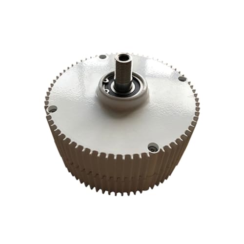 Alternador trifásico de 400W y 12V para solucionar la falta de luz con turbina eólica casera
