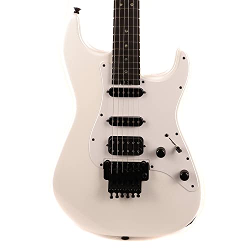 Jackson USA Signature Adrian Smith San Dimas SD EB Snow White – Guitare Électrique - Les Beatles, Paul McCartney, John Lennon, RIngo Starr, George Harrison Jackson USA Signature Adrian Smith San Dimas SD EB Snow White - Guitare Électrique