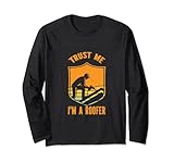 Retro I'm A Roofer Lustiges Dachunternehmerhaus Langarmshirt