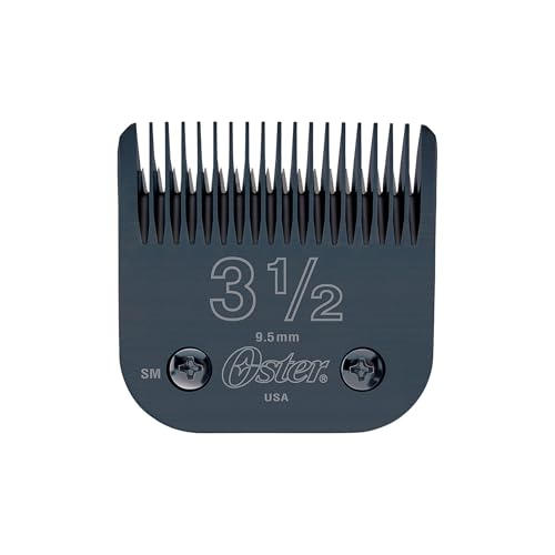 Oster Professional Clipper Blades - Size 3.5 Oster Clipper Blades - Compatible with all Oster Detachable Blade Clippers - Long-lasting High-Carbon Steel Treated for Ultra-Sharp Precision