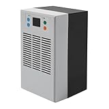 APOUDM Aquarium Chiller, 30L Water Chiller for Hydroponics System, Refrigeration Special Quiet Design Heating Cooling Machine Aquarium Water Chiller for Fish Tank Coral Reef Tank ﻿