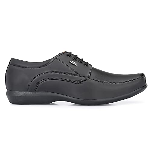 Image of Stylelure Synthetic Leather Office Black Formal Shoes Corporate Casuals for Men