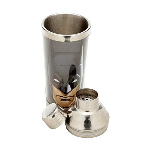Batman Coqueteleira Aco Inox/Plastico Urban Preto