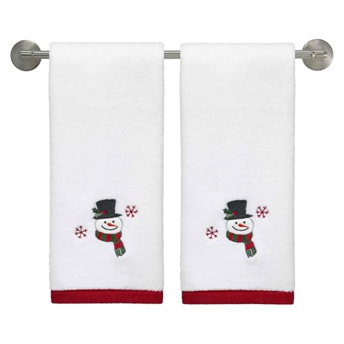 Avantilinensfingertiptowelssoftabsorbentchristmasdecorationssetof2wintersnowmancollection  Urban Country Home Decor Avanti linens fingertip towels soft absorbent christmas decorations set of 2 winter snowman collection  urban country home decor
