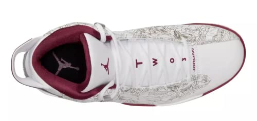 Nike Mens Jordan Dub Zero Cherrywood Basketball Sneakers (9.5)4