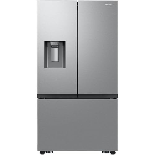 Image of Samsung RF32CG5B10SR 31 Cu. Ft. Stainless Mega Capacity French Door Smart Refrigerator