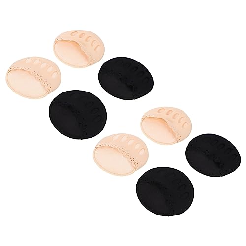 PACKOVE 4Pairs Half Palm Invisible Toe Socks for Women Breathable Socks Comfortable Separated Finger Design Non Slip and Durable for Spring and Summer Wear Skin